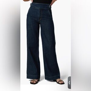 Joe's Jeans Dark Blue Flare & Wide Leg